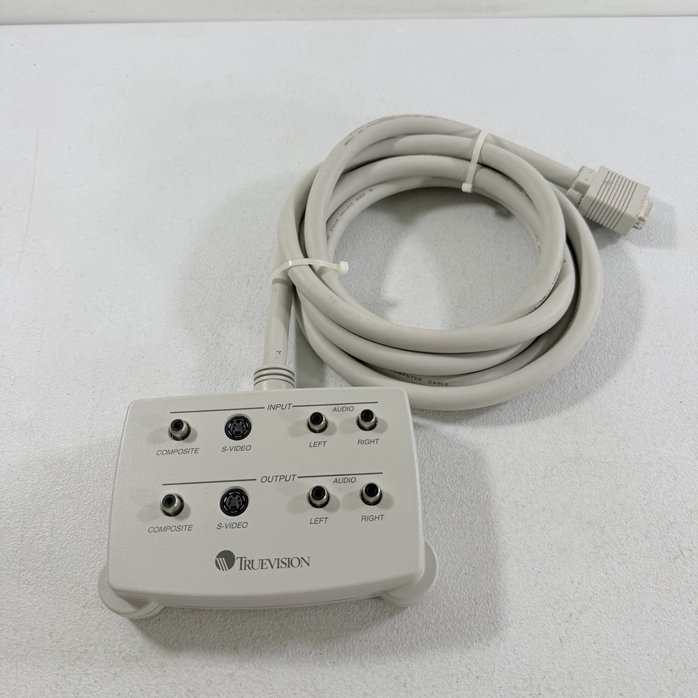 NEW TrueVision Audio & Video Mini Breakout Box 07-0199-00 A D-Sub‎ Connector